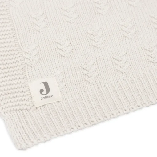 Jollein Ledikantdeken Grain Knit Oatmeal 100X150Cm