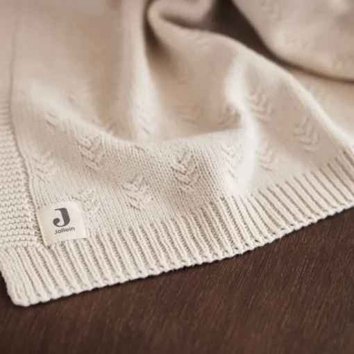Jollein Ledikantdeken Grain Knit Oatmeal 100X150Cm