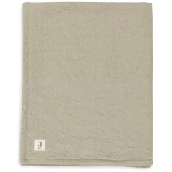 Jollein Ledikantdeken Soft Waves Olive Green/Velvet 100X150Cm