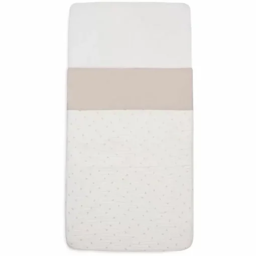 Jollein Ledikantlaken Slub Nougat 120X150Cm
