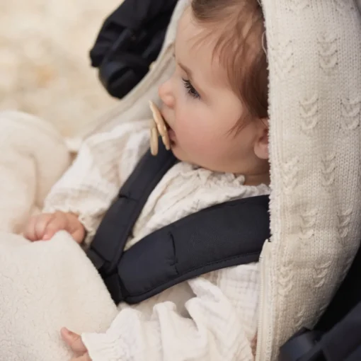 Jollein Voetenzak Grain Knit Oatmeal