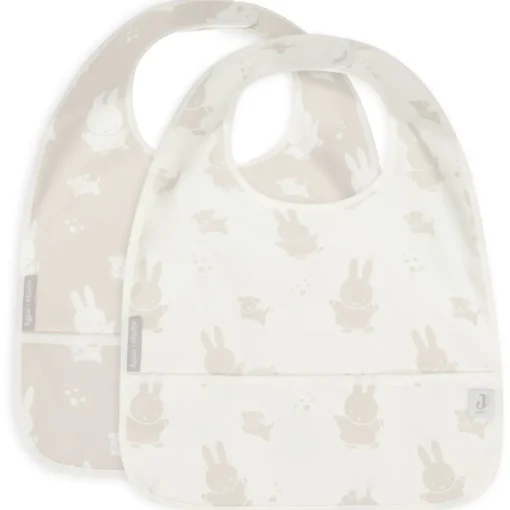 Jollein X Nijntje Waterproof Slabben Nougat (2St)
