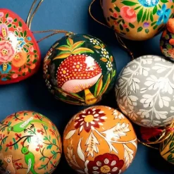 Kersthanger Retro Papier Mache