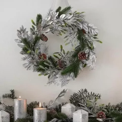 Kerstkrans Zilver Season For Silver Ginger Ray