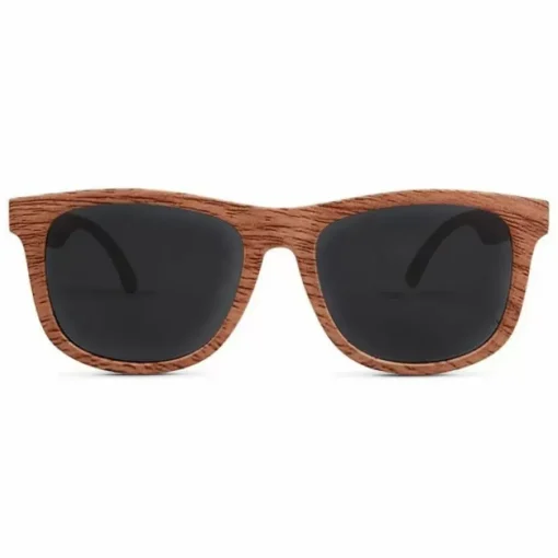 Kinderzonnebril Wayfarer Golds Hout (0-2J) Hipsterkid