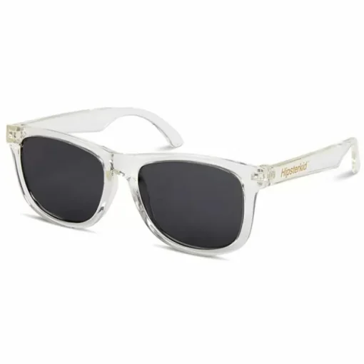 Kinderzonnebril Wayfarer Golds Transparant (0-2J) Hipsterkid