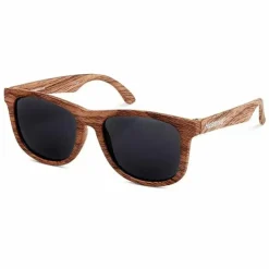Kinderzonnebril Wayfarer Golds Hout (3-6J) Hipsterkid