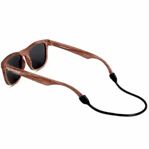 Kinderzonnebril Wayfarer Golds Hout (3-6J) Hipsterkid