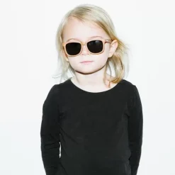 Kinderzonnebril Wayfarer Golds Hout (3-6J) Hipsterkid