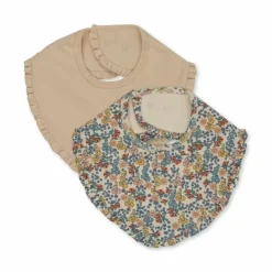 Konges Slojd Kwijlslabben Bibi Fleur/Brazilian Sand (2St)