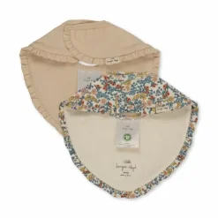 Konges Slojd Kwijlslabben Bibi Fleur/Brazilian Sand (2St)