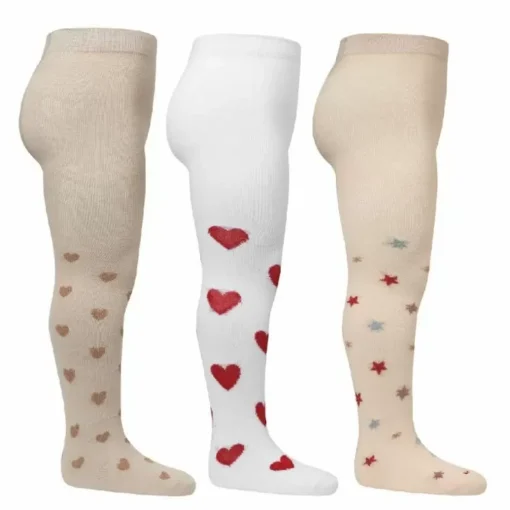 Konges Slojd Maillots Jacquard Hearts & Stars (3 Stuks)