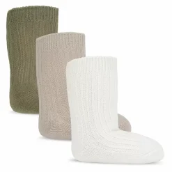 Konges Slojd Rib Sokken Overland Trek/Oak/Mist (3St) | Kidsdeco.Nl