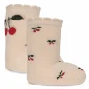 Konges Slojd Sokken Jacquard Big Cherry/Cherry 2St