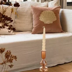 Kussen Velvet Embroidered Shell A La