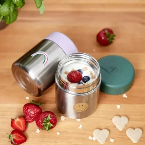 Lassig Happy Rascals Heart Voedselpot - Ideaal Voor Onderweg