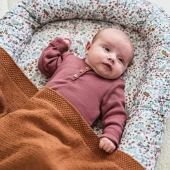 Ledikantdeken Bliss Knit Caramel Jollein