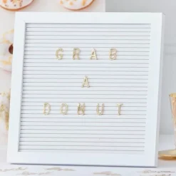 Letterbord Met Letters Gold Wedding Ginger Ray