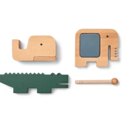 Liewood Muziekinstrumenten Torsten Whale Blue/Garden Green