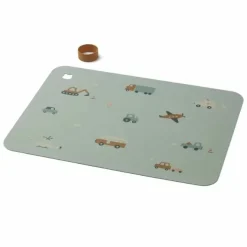 Liewood Placemat Jude Vehicles Dove Blue Mix