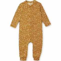 Liewood Pyjama Jumpsuit Birk Mini Leo/Golden Caramel