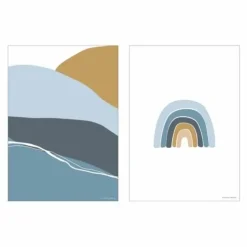 Little Dutch Poster A3 Horizon Blue