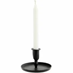 Madam Stoltz Kandelaar Iron Black Enkel