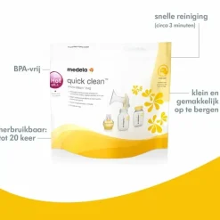 Medela Quickclean Magnetronzakken (5St)