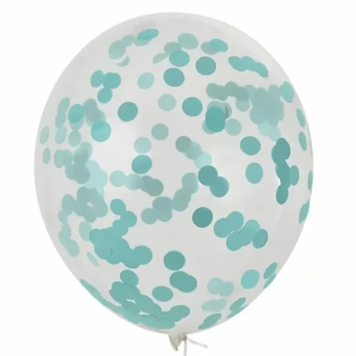 Mega Confetti Ballon Mint 60Cm House Of Gia