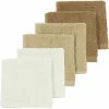 Meyco Monddoekjes Basic Off White/Sand/Toffee (6St)