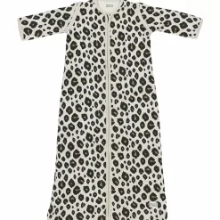 Meyco Slaapzak Afritsbare Mouwen Leopard Sand Melange