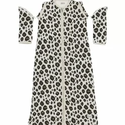 Meyco Slaapzak Afritsbare Mouwen Leopard Sand Melange