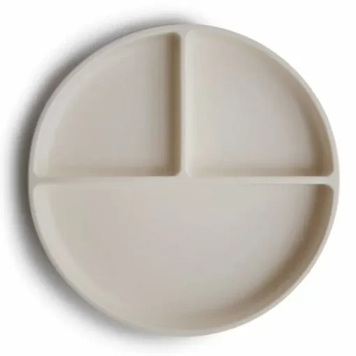 Mushie Siliconen Bord Ivory