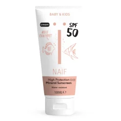 Naif Minerale Zonnebrandcreme Spf50 Baby & Kids 100Ml