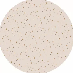 Ronde Vloermat Stars Amandel Eeveve