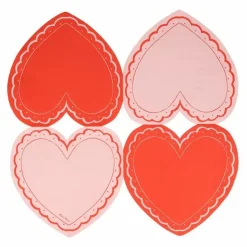 Servetten Lacy Heart (16St) Meri Meri