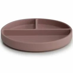 Siliconen Bord Cloudy Mauve Mushie & Co