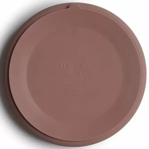 Siliconen Bord Cloudy Mauve Mushie & Co