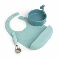 Siliconen Serviesset Peekaboo First Meal Blue Done By Deer