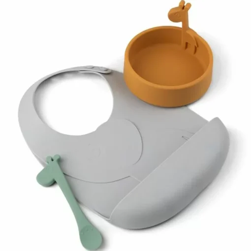 Siliconen Serviesset Peekaboo First Meal Mix Done By Deer