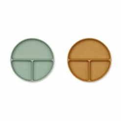 Siliconen Vakkenborden Harvey Peppermint/Caramel Liewood