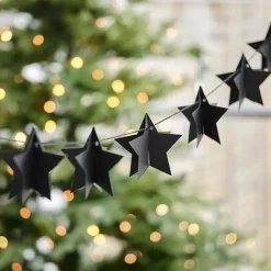 Slinger Sterren 3D Zwart Contemporary Christmas Ginger Ray