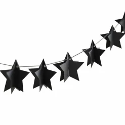 Slinger Sterren 3D Zwart Contemporary Christmas Ginger Ray
