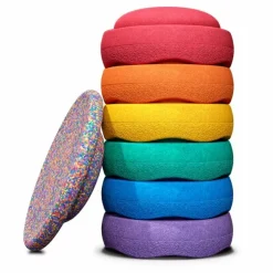 Stapelstein Stapelstenen Classic Rainbow + Balansbord