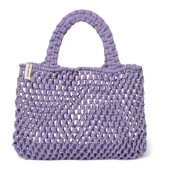 Studio Noos Mini Handbag Macrame Lila