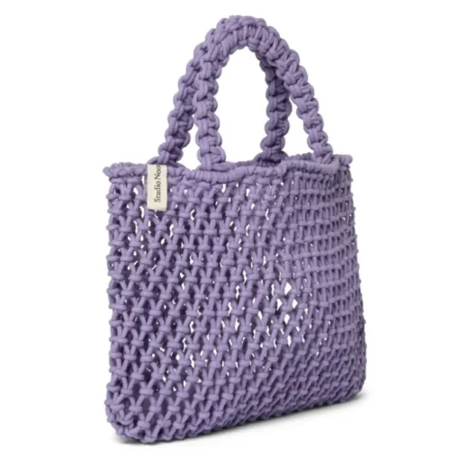 Studio Noos Mini Handbag Macrame Lila
