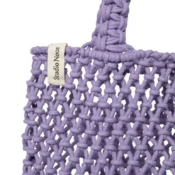 Studio Noos Mini Handbag Macrame Lila