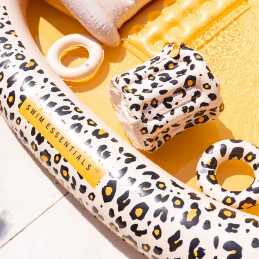 Swim Essentials Opblaaszwembad Adventure Leopard Beige