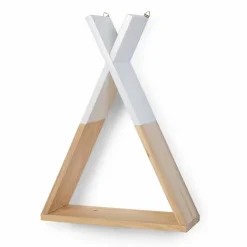 Tipi Wandplank Wit-Naturel Childwood