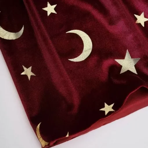 Verkleedcape Goochelaar Velvet Rood Ginger Ray